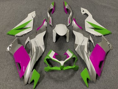 Billige Weiß Silber Grün Rosa 2019-2022 Kawasaki ZX6R Motorrad Verkleidung