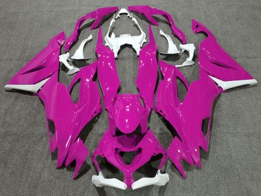 Billige Weiß Rosa 2019-2022 Kawasaki ZX6R Motorrad Verkleidung
