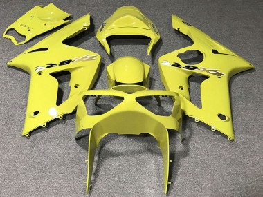Billige Gelb 2003-2004 Kawasaki ZX6R Motorrad Verkleidung