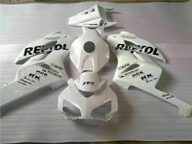 Billige Honda CBR1000RR Motorrad Verkleidung 2004-2005 - Weiss Schwarz Repsol