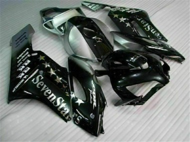 Billige Honda CBR1000RR Motorrad Verkleidung 2004-2005 - Silber Glanzendes Schwarz SevenStars