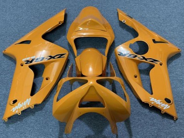 Billige Orange 2003-2004 Kawasaki ZX6R Motorrad Verkleidung