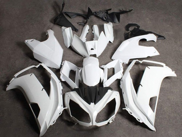 Billige Weiß 2009-2011 Kawasaki Ninja 650R Motorrad Verkleidung