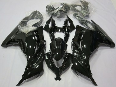 Billige Glänzendes Schwarz 2013-2024 Kawasaki Ninja 300 Motorrad Verkleidung