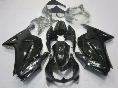 Billige Glänzendes Schwarz Weiß Ninja 2008-2012 Kawasaki Ninja 250 Motorrad Verkleidung