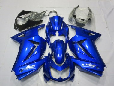 Billige Blau Weiß Ninja 2008-2012 Kawasaki Ninja 250 Motorrad Verkleidung