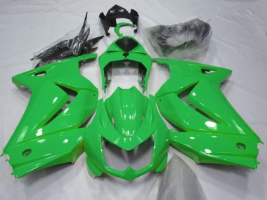 Billige Grün 2008-2012 Kawasaki Ninja 250 Motorrad Verkleidung