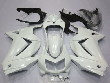Billige Glänzendes Weiß 2008-2012 Kawasaki Ninja 250 Motorrad Verkleidung
