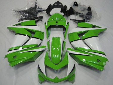 Billige Weiß Grün Schwarz 2008-2012 Kawasaki Ninja 250 Motorrad Verkleidung