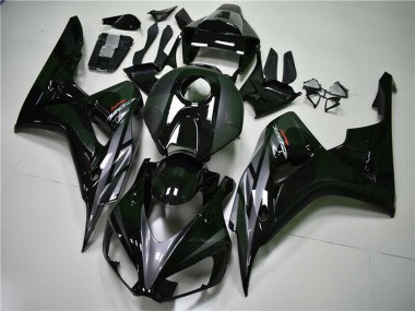 Billige Honda CBR1000RR Motorrad Verkleidung 2004-2005 - Glanzendes Schwarz Grau