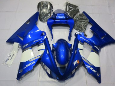 Billige Blau Weiß 2000-2001 Yamaha R1 Motorrad Verkleidung