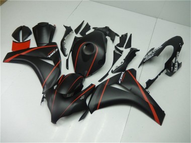 Billige Honda CBR1000RR Motorrad Verkleidung 2008-2011 - Matt Schwarz Rot