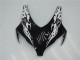 Billige Honda CBR1000RR Abs Verkleidungen 2008-2011 - Weiss Glanzendes Schwarz