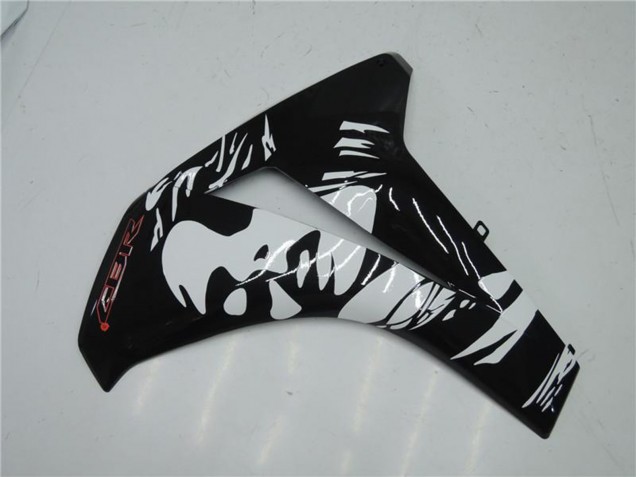 Billige Honda CBR1000RR Abs Verkleidungen 2008-2011 - Weiss Glanzendes Schwarz