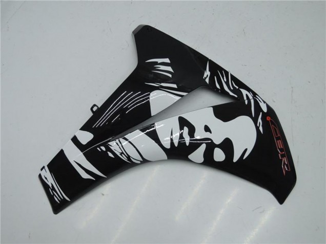 Billige Honda CBR1000RR Abs Verkleidungen 2008-2011 - Weiss Glanzendes Schwarz