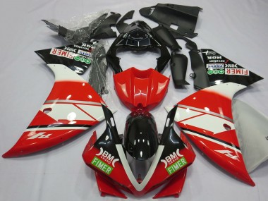 Billige Rot Weiß Schwarz Fimer 2012-2014 Yamaha R1 Motorrad Verkleidung