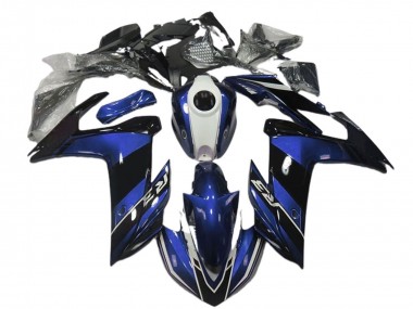 Billige Blau Weiß Glänzendes Schwarz 2015-2018 Yamaha R3 Motorrad Verkleidung