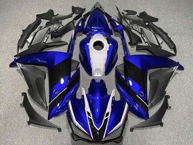 Billige Blau Weiß Schwarz 2015-2018 Yamaha R3 Motorrad Verkleidung