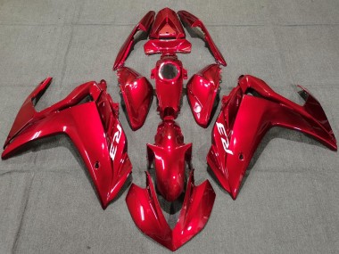 Billige Glänzendes Rot 2015-2018 Yamaha R3 Motorrad Verkleidung