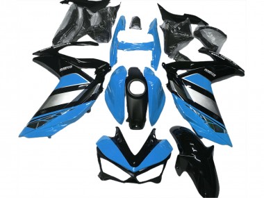 Billige Blau Silber Glänzendes Schwarz Yamalube 2015-2018 Yamaha R3 Motorrad Verkleidung