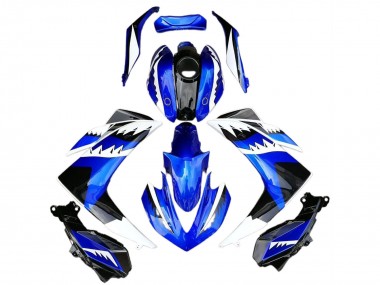 Billige Blau Weiß Schwarz Hai 2015-2018 Yamaha R3 Motorrad Verkleidung