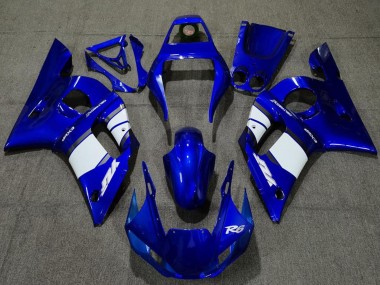 Billige Blau Weiß 1998-2002 Yamaha R6 Motorrad Verkleidung