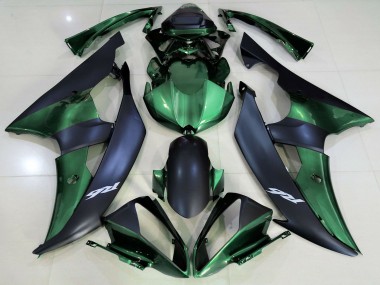 Billige Grün Matt Schwarz 2008-2016 Yamaha R6 Motorrad Verkleidung