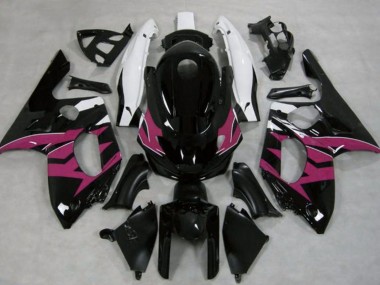 Billige Glänzendes Schwarz Dunkel Rosa Weiß 1996-2007 Yamaha YZF600R Thundercat Motorrad Verkleidung