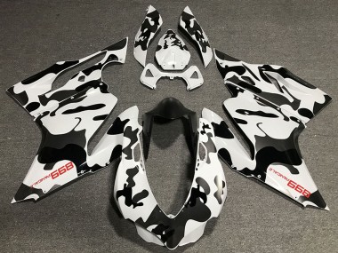 Billige Weiß Schwarz Camouflage 2011-2014 Ducati 899 Motorrad Verkleidung