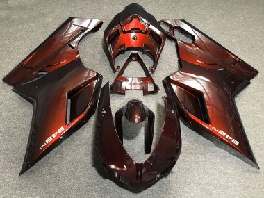 Billige Rot 2007-2014 Ducati 848 Motorrad Verkleidung
