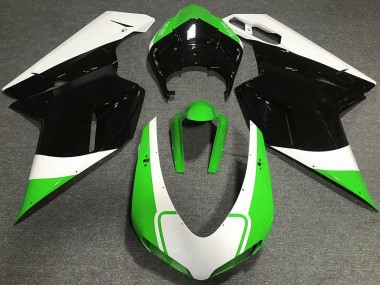 Billige Weiß Grün Glänzendes Schwarz 2007-2014 Ducati 848 1098 1198 Motorrad Verkleidung