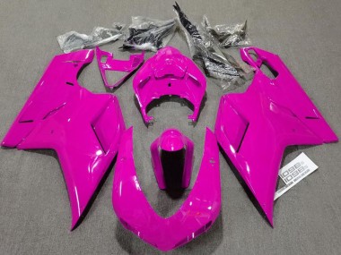 Billige Glänzendes Rosa Schlichtes 2007-2014 Ducati 1098 Motorrad Verkleidung