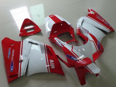 Billige Weiß Rot Air Generali Tim 1993-2005 Ducati 748 916 996 998 Motorrad Verkleidung