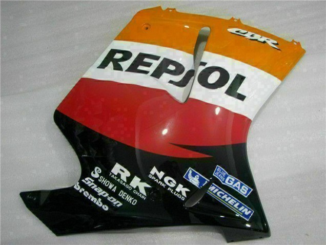 Billige Honda CBR1100XX Blackbird Motorrad Verkleidung 1996-2007 - Orange Weiss Rot Glanzendes Schwarz Repsol