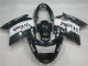 Billige Honda CBR1100XX Blackbird Motorrad Verkleidung 1996-2007 - Glanzendes Schwarz Weiss West