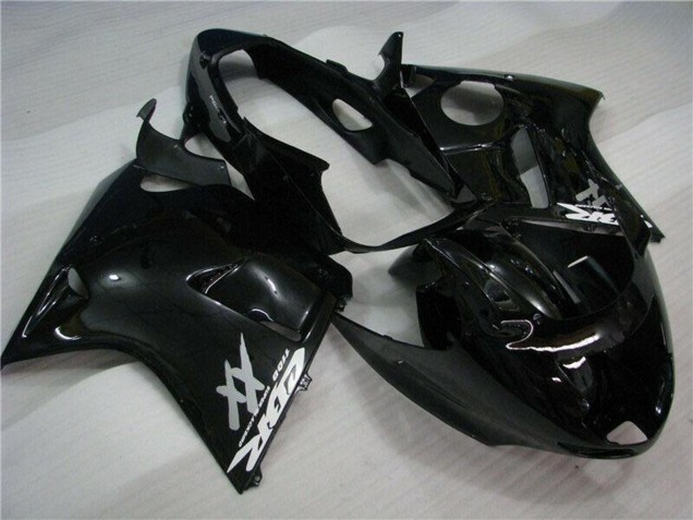 Billige Honda CBR1100XX Blackbird Motorrad Verkleidung Kit 1996-2007 - Glanzendes Schwarz