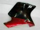 Billige Honda CBR1100XX Blackbird Motorrad Verkleidung 1996-2007 - Glanzendes Schwarz Rot Flamme