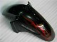 Billige Honda CBR1100XX Blackbird Motorrad Verkleidung 1996-2007 - Glanzendes Schwarz Rot Flamme