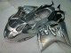 Billige Honda CBR1100XX Blackbird Motorrad Verkleidung 1996-2007 - Silber Schwarz Flamme