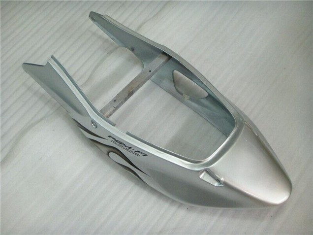 Billige Honda CBR1100XX Blackbird Motorrad Verkleidung 1996-2007 - Silber Schwarz Flamme