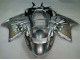 Billige Honda CBR1100XX Blackbird Motorrad Verkleidung 1996-2007 - Silber Schwarz Flamme