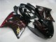 Billige Honda CBR1100XX Blackbird Abs Motorrad Verkleidungen 1996-2007 - Glanzendes Schwarz Rot Flamme