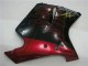 Billige Honda CBR1100XX Blackbird Abs Motorrad Verkleidungen 1996-2007 - Glanzendes Schwarz Rot Flamme