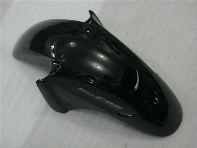 Billige Honda CBR1100XX Blackbird Abs Motorrad Verkleidungen 1996-2007 - Glanzendes Schwarz Rot Flamme