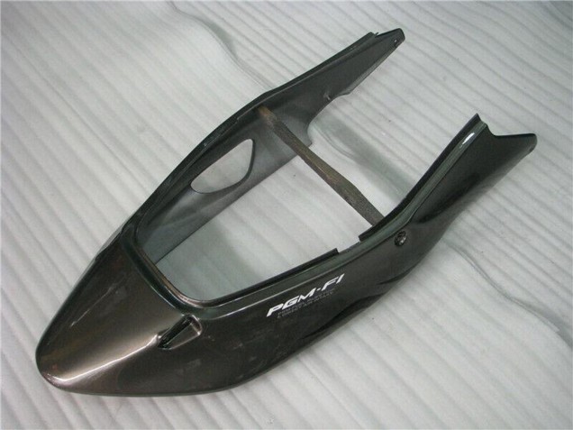 Billige Honda CBR1100XX Blackbird Motorrad Verkleidung 1996-2007 - Glanzendes Schwarz Silber Flamme