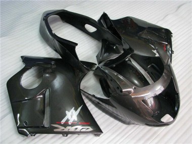 Billige Honda CBR1100XX Blackbird Motorrad Verkleidung 1996-2007 - Glanzendes Schwarz