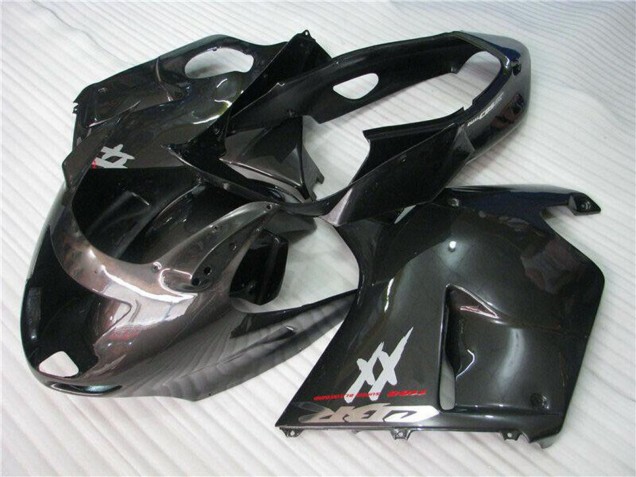 Billige Honda CBR1100XX Blackbird Motorrad Verkleidung 1996-2007 - Glanzendes Schwarz
