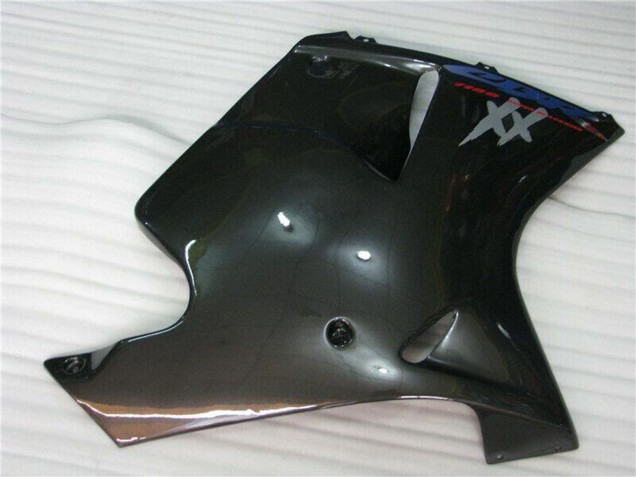 Billige Honda CBR1100XX Blackbird Motorrad Verkleidung 1996-2007 - Glanzendes Schwarz