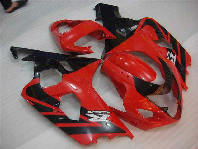 Billige Suzuki GSXR 600/750 Motorrad Verkleidung 2004-2005 - Rot Schwarz