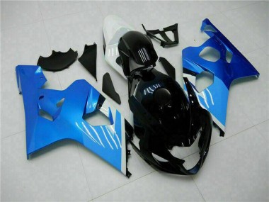 Billige Suzuki GSXR 600/750 Motorrad Verkleidung 2004-2005 - Weiss Blau Schwarz